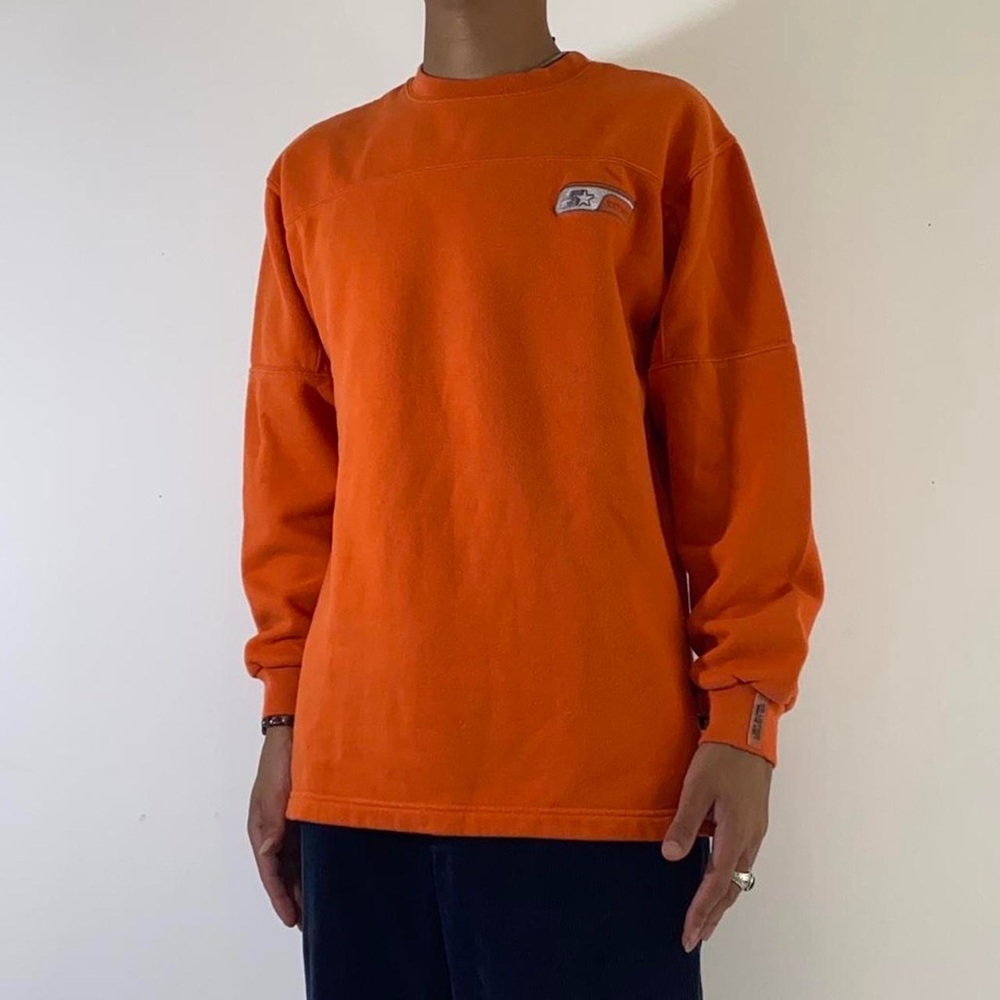 Orange Starter Fleece Sweatshirt 🍊